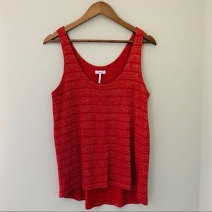 Kirra Burnt Orange Sweater Tank Size L